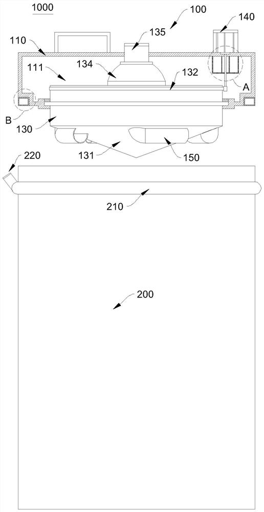 A defoaming stirring device