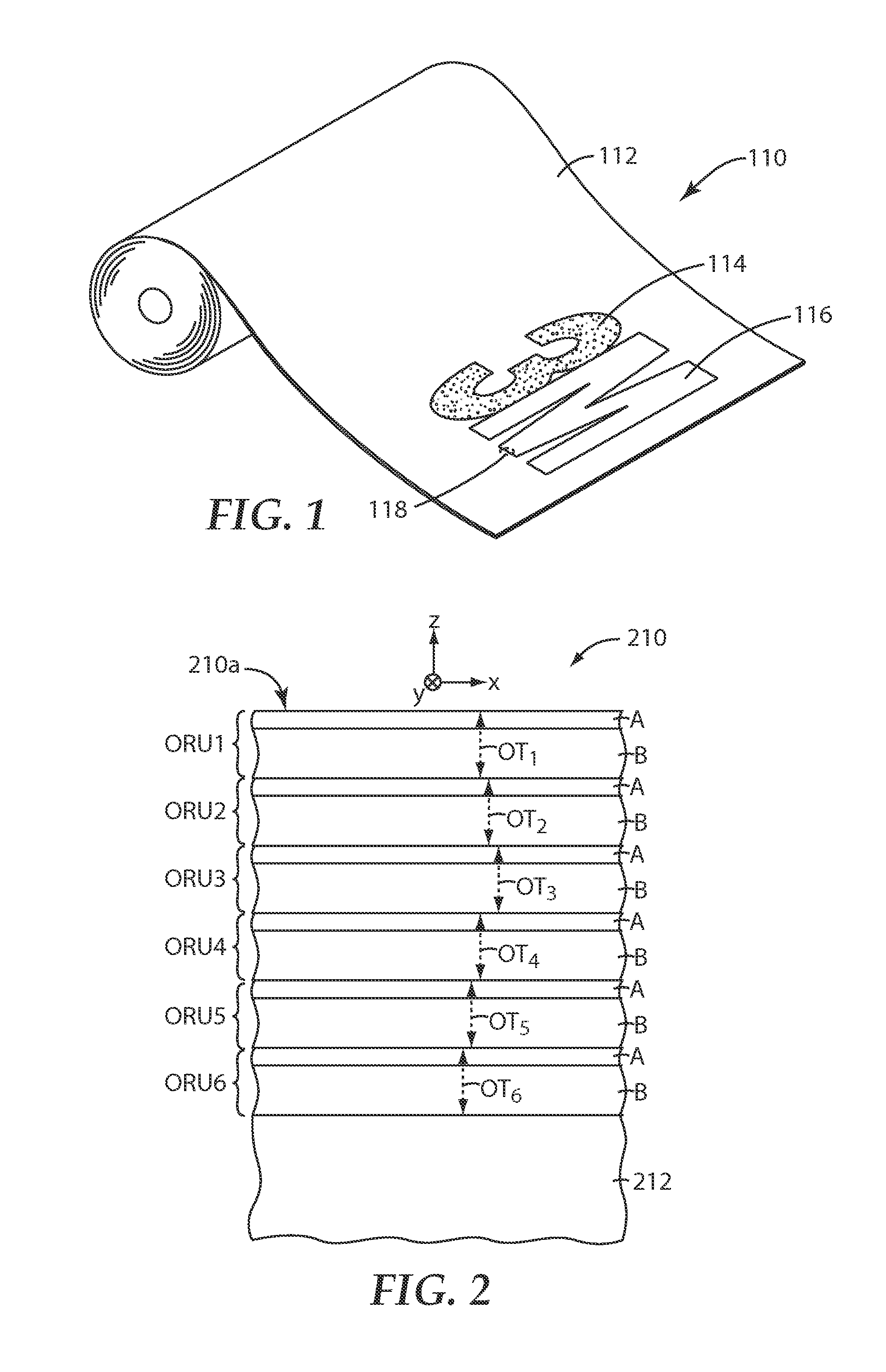 Multilayer optical films suitable for bi-level internal patterning