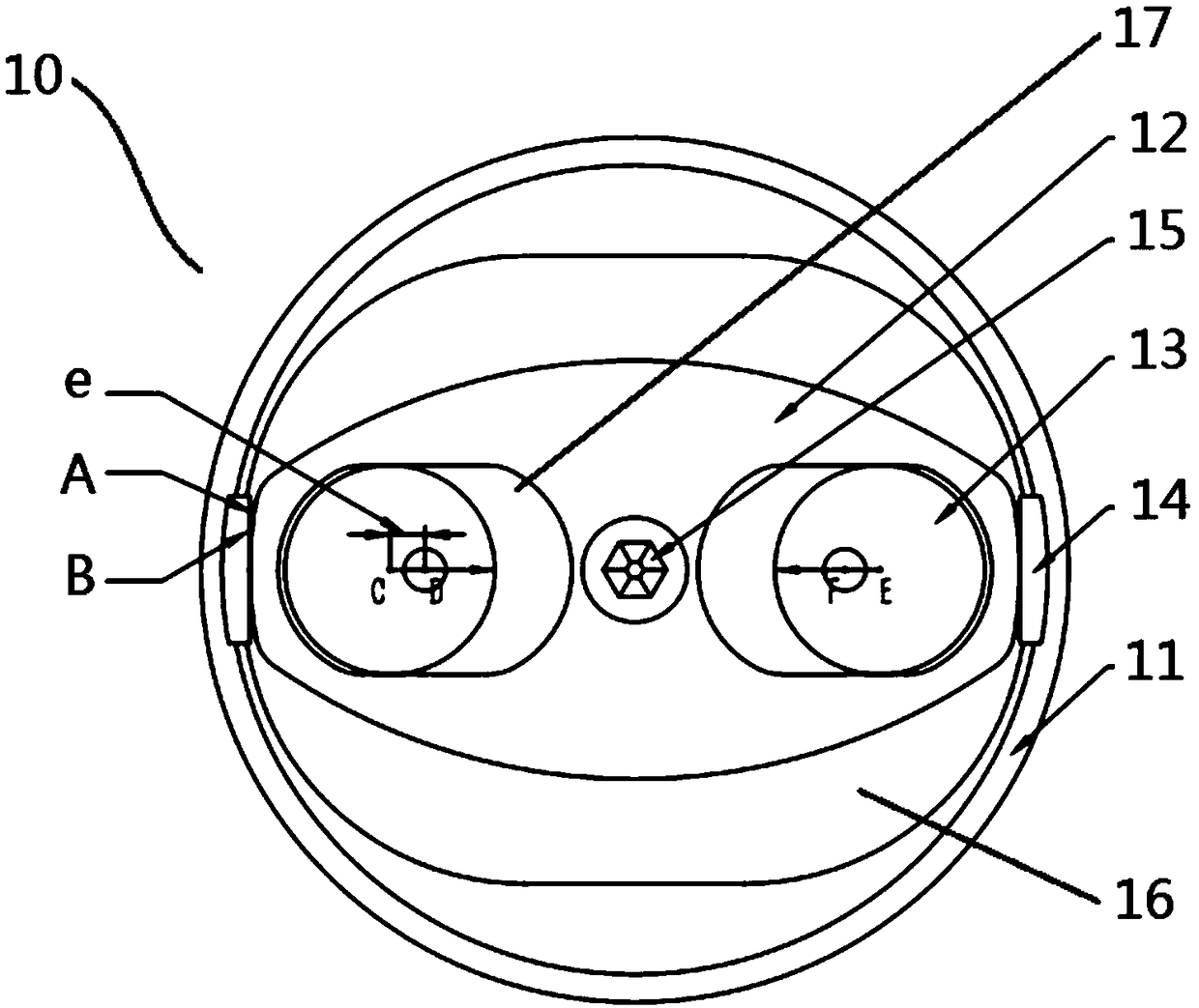 Blade vibration exciter with adjustable three dimensional vibration mode, and design method for blade vibration exciter