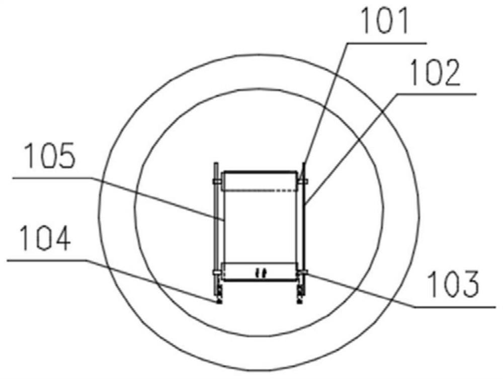 TBM multistage muck discharging device and method