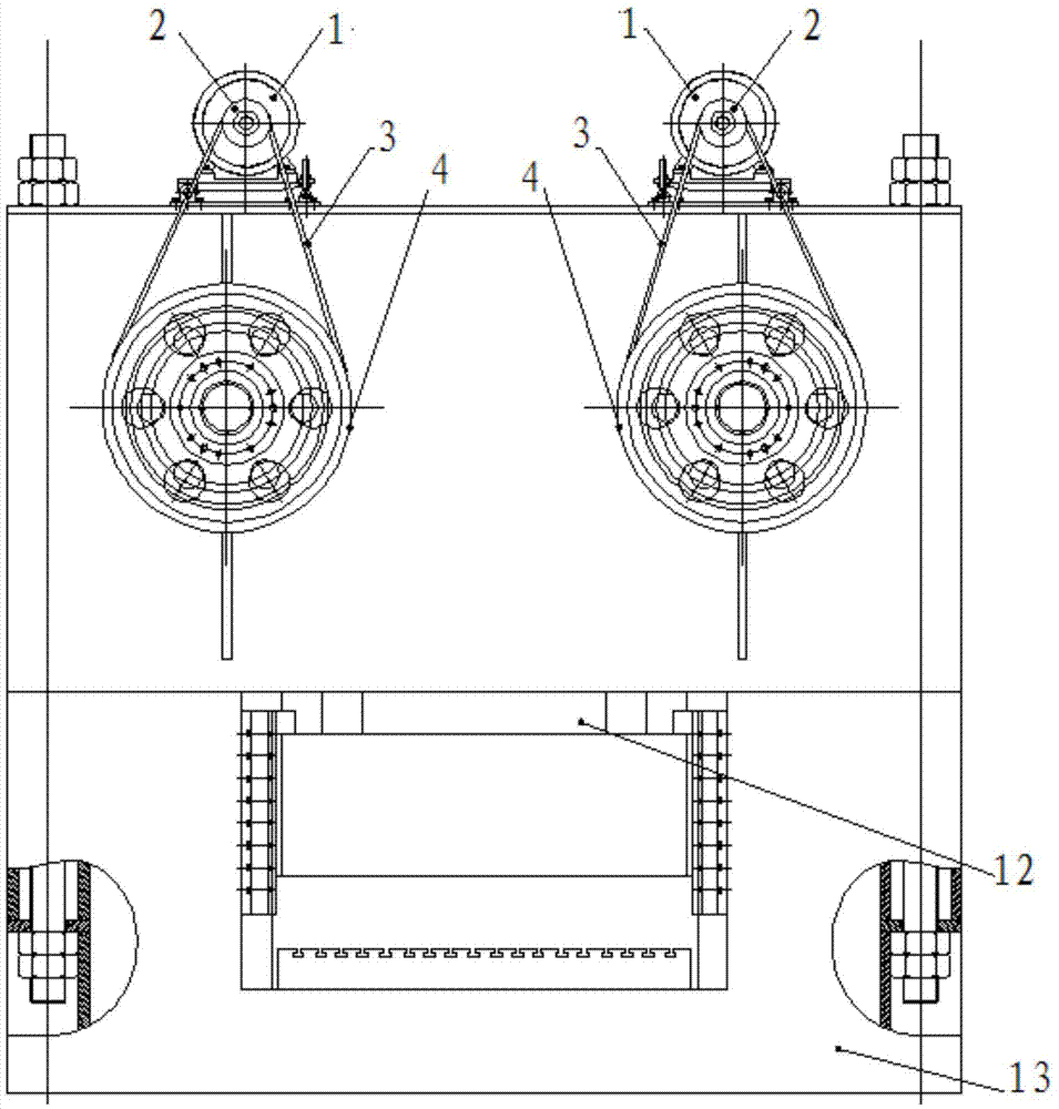 Drive system applicable to large-tonnage servo direct-driven hot die forging press