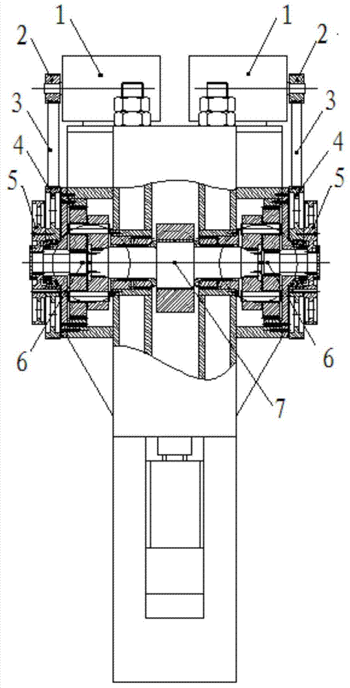 Drive system applicable to large-tonnage servo direct-driven hot die forging press