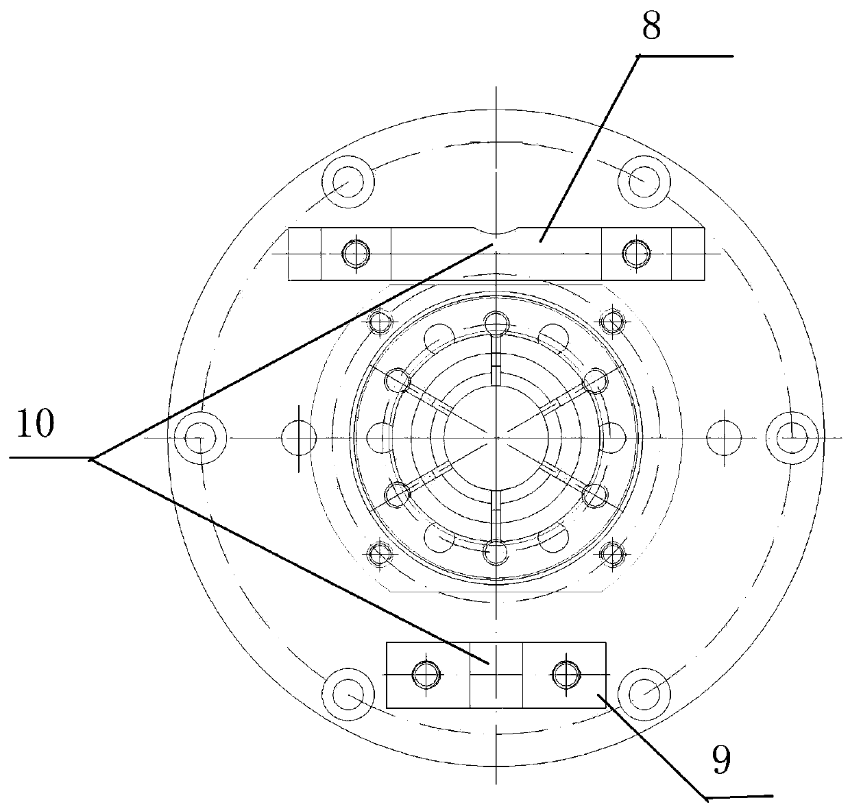 Positioning expanding core clamp