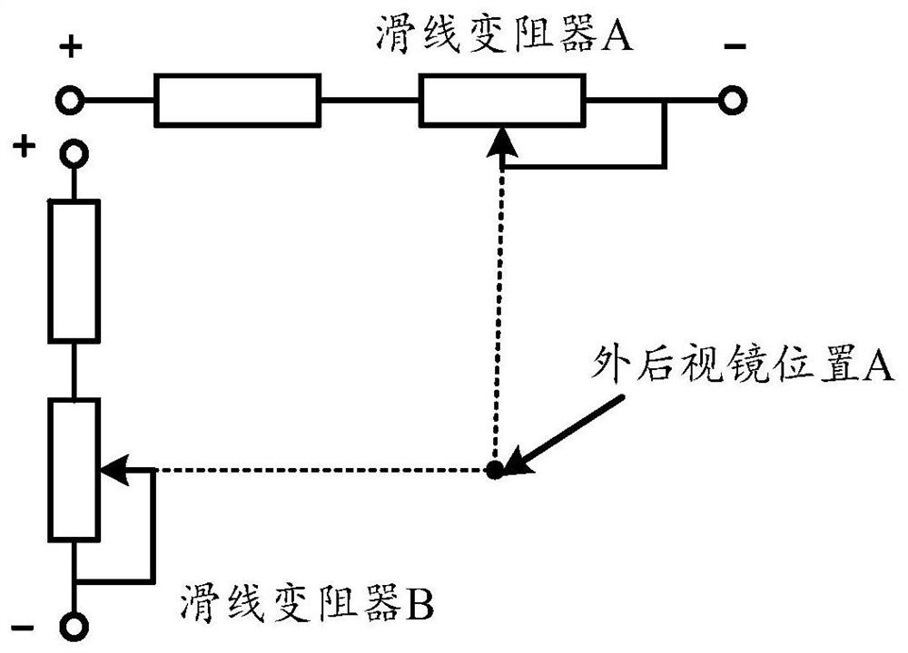 Outside rear-view mirror adjusting method, device, storage medium and electronic equipment