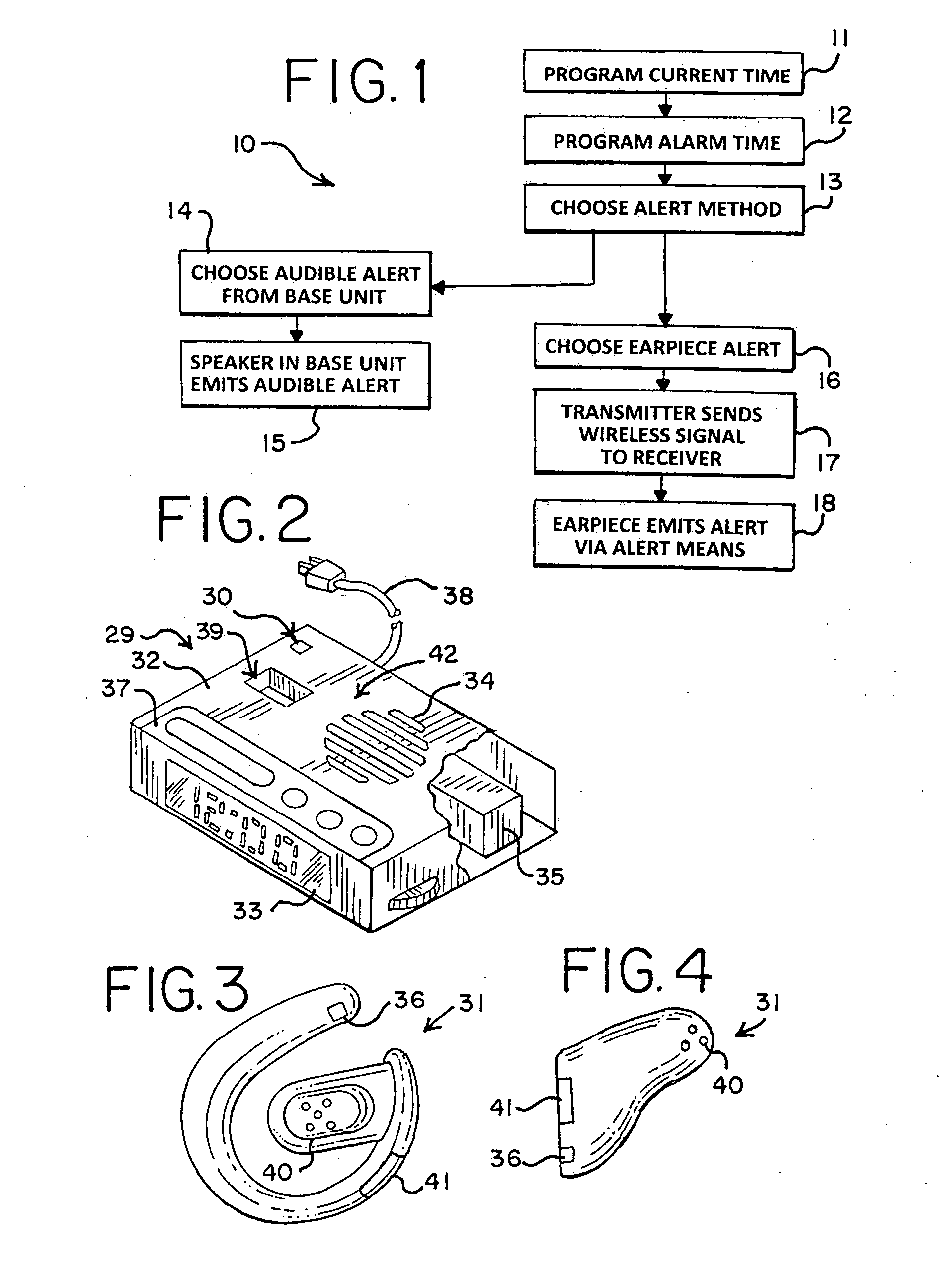 Alarm clock and a system and a method to wake a user