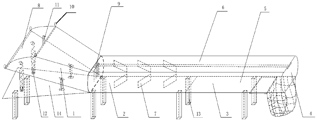 A method for receiving air-dropped goods on the roof that can be buffered