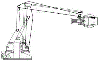 Method for completing group organization work of green anode carbon blocks by using manipulator