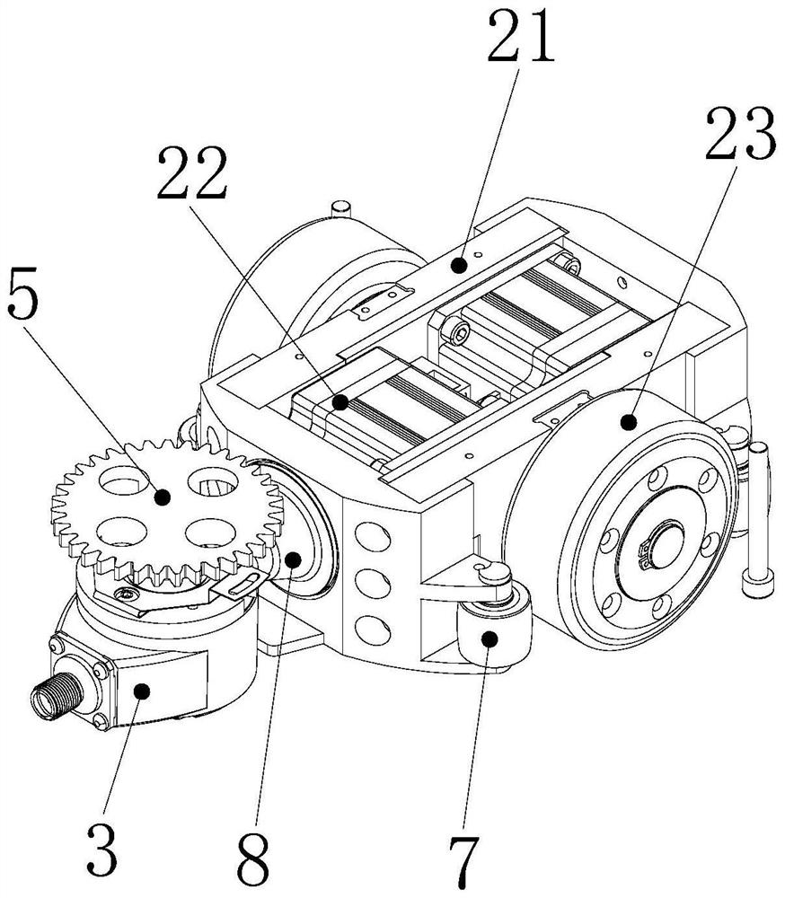 Omnidirectional differential wheel structure