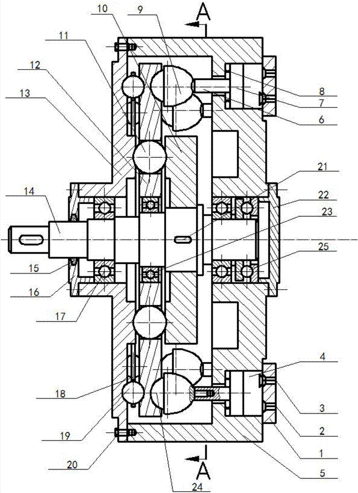 Can movable tooth frame two-phrase swinging-plate type internal combustion engine