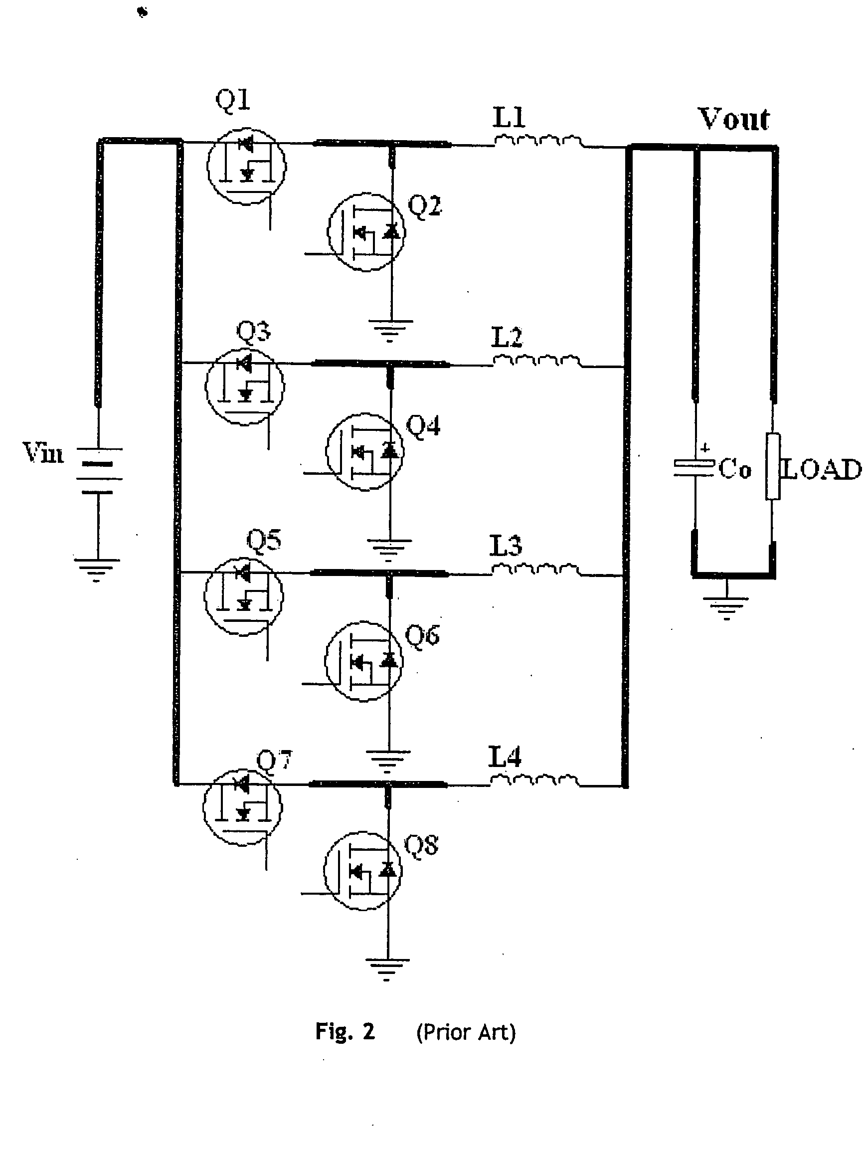 Non-isolated DC-DC converters with direct primary to load current