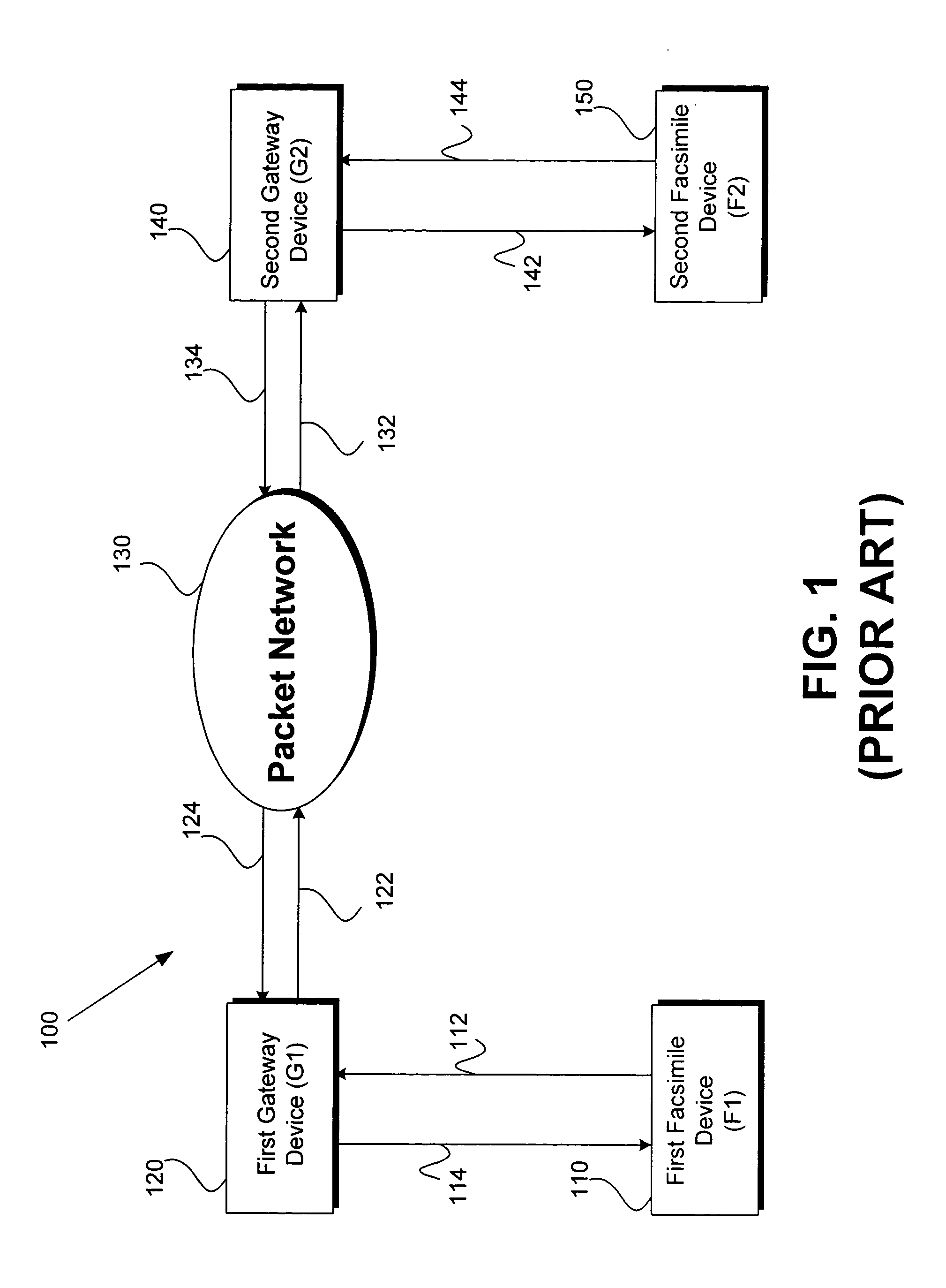 Method and system for detecting facsimile communication during a VoIP session