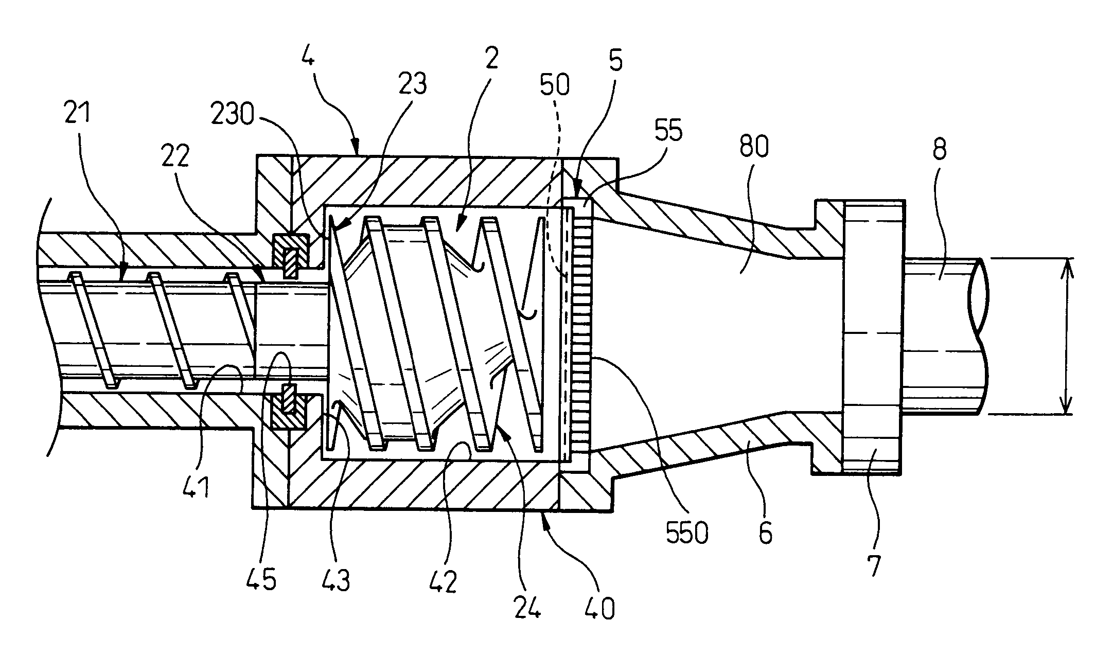 Apparatus for extruding ceramic molding