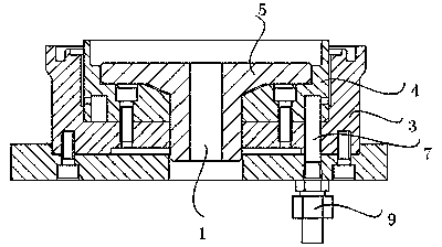 Lowe grease injection device used for vehicle bearing