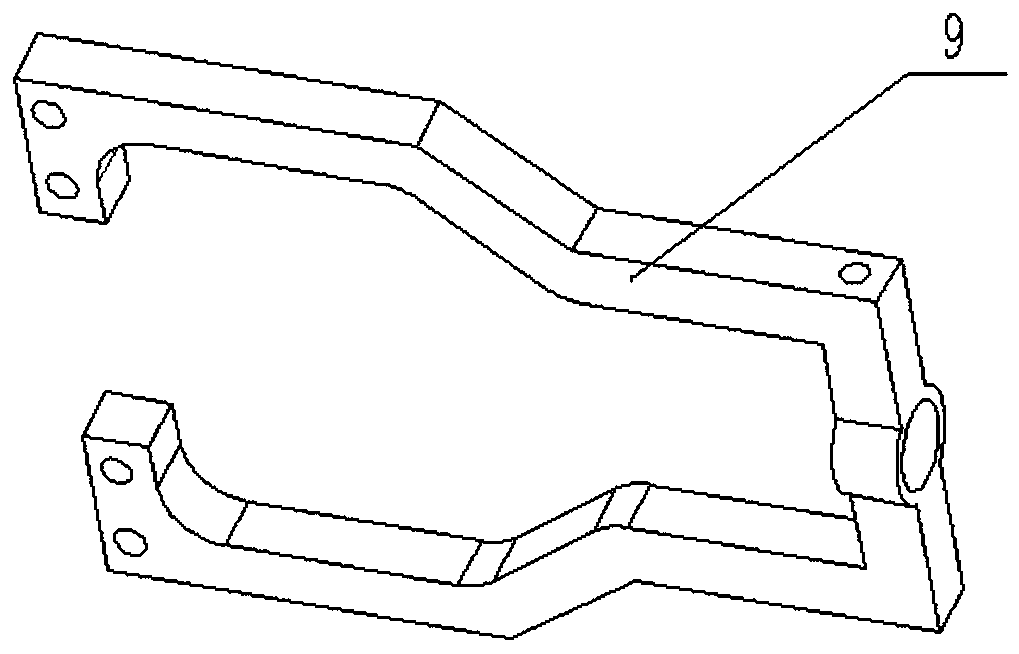 Manipulator device used for clamping heating pipelines