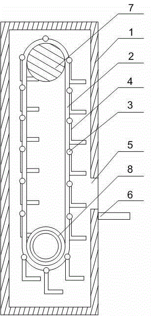 Circulation storage cabinet