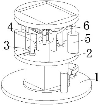 Fixed clamping extension type automobile part machining machine tool