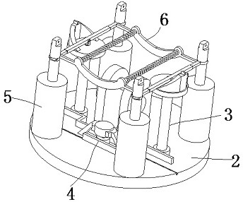 Fixed clamping extension type automobile part machining machine tool