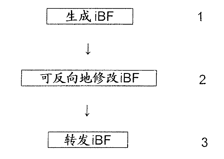 Packet routing in a network by modifying in-packet bloom filter