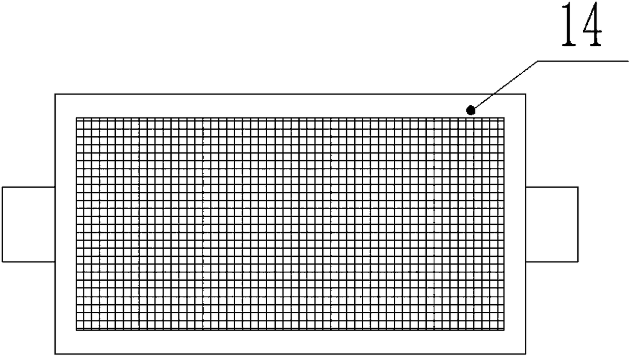 Vibration screening type sunflower seed threshing and screening device