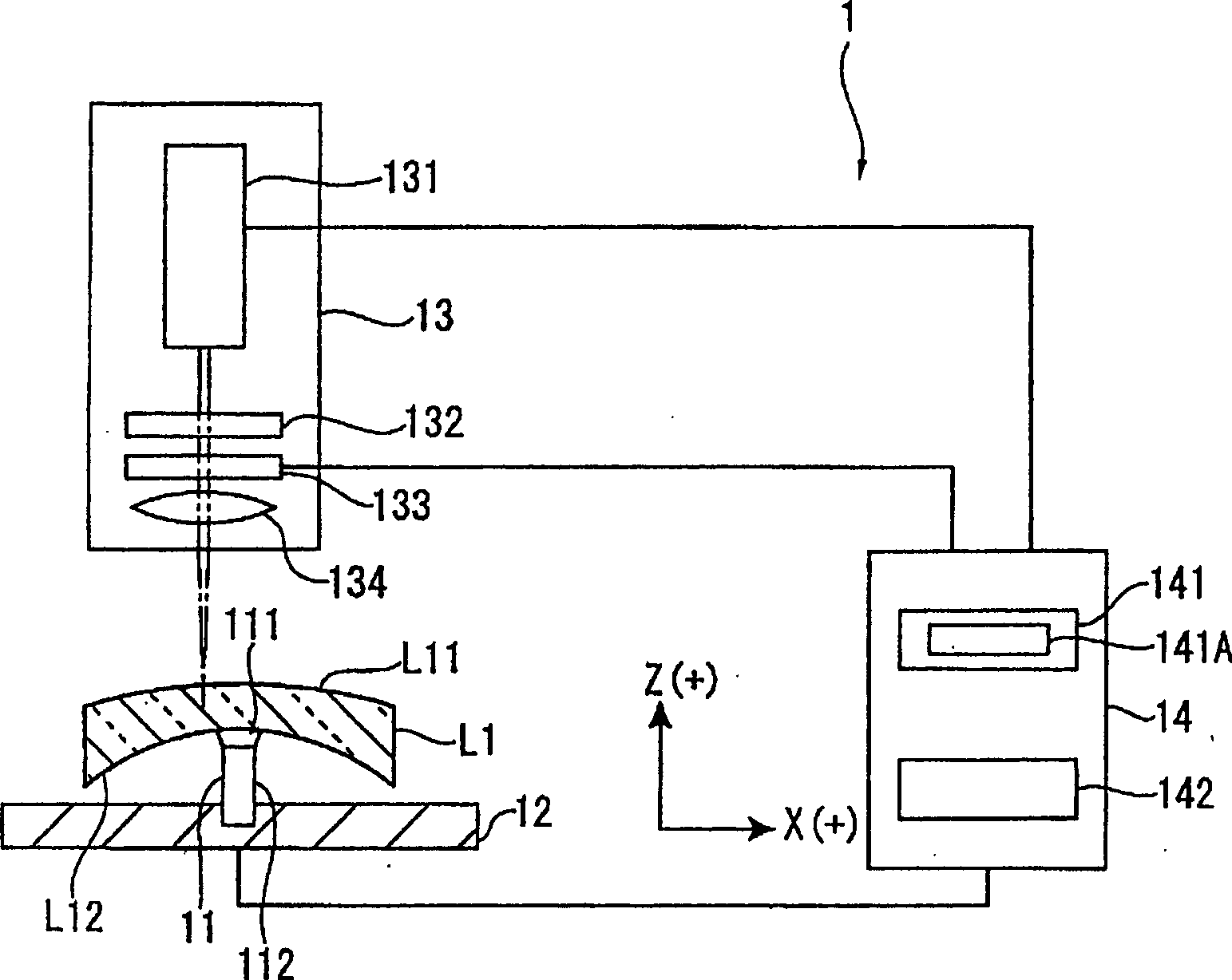 Production method for glasses lens, marking device, marking system, glasses lens