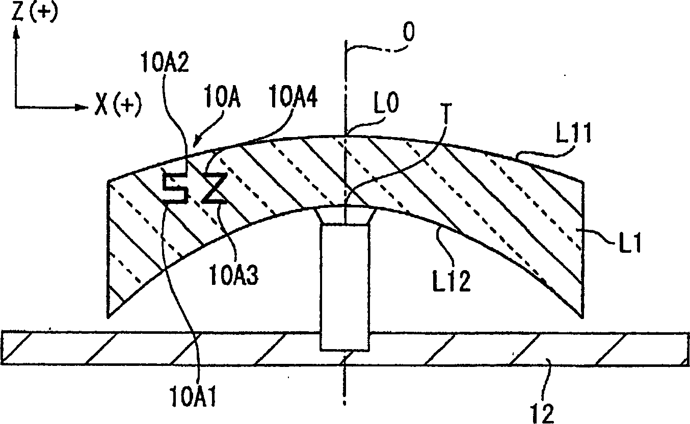 Production method for glasses lens, marking device, marking system, glasses lens