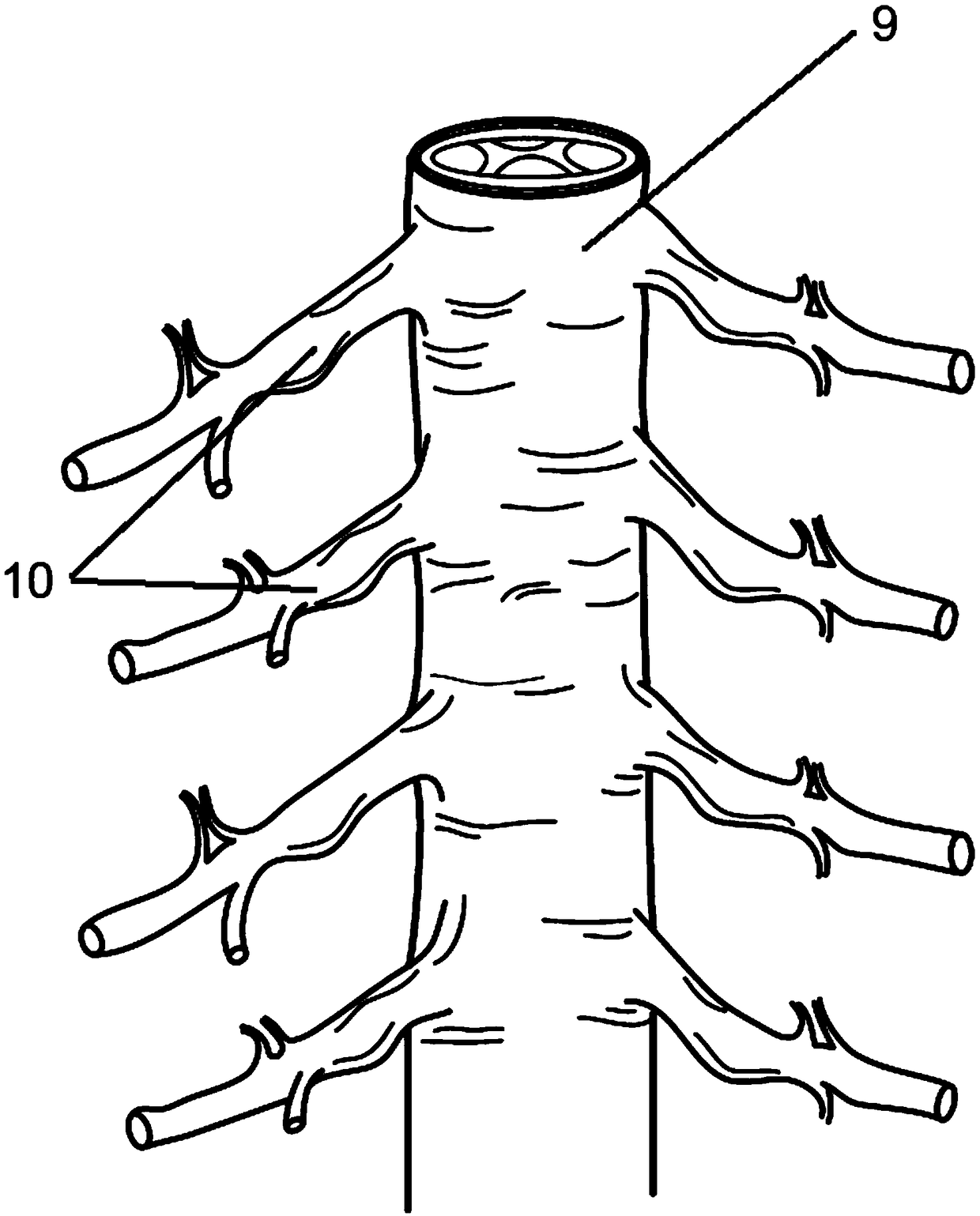 Spinal intervertebral foramen surgery model and manufacturing method thereof