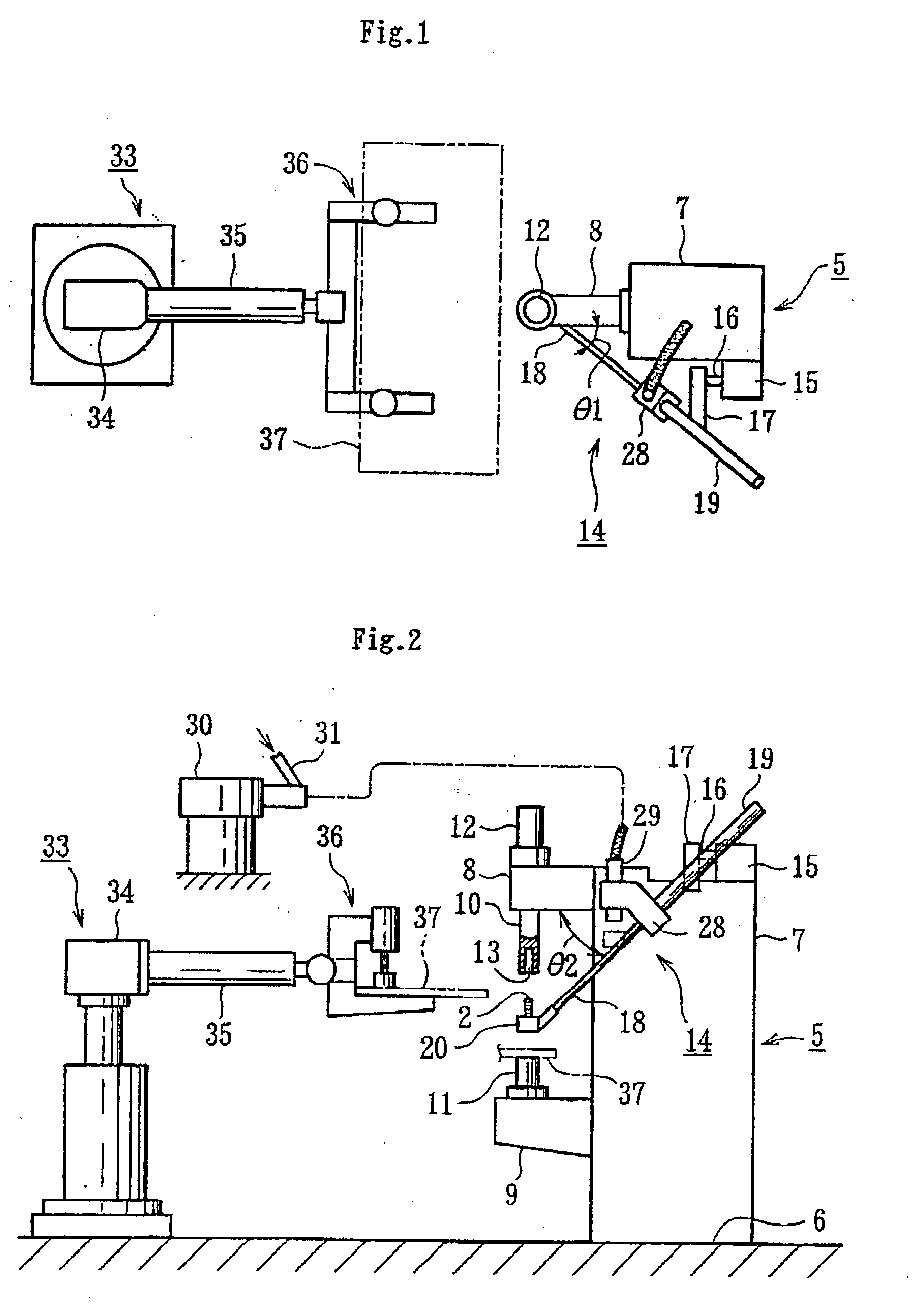 Welding method and welding system for projection bolt