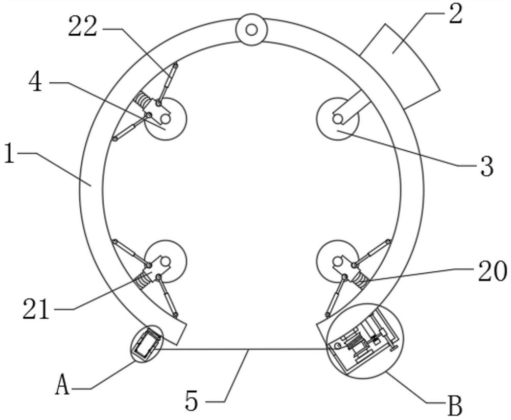 Electric tree climbing robot equipment