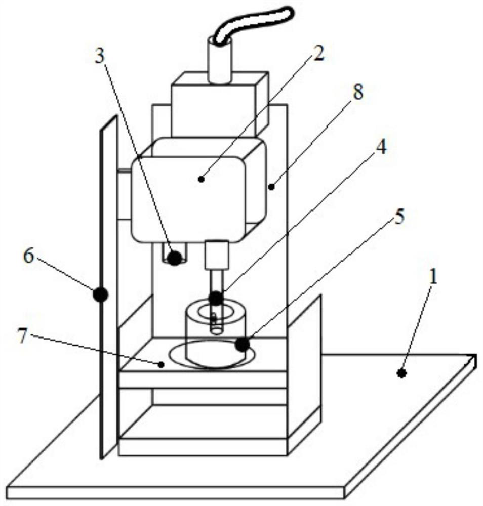 Cylindrical part inner wall defect size three-dimensional measurement system and measurement method thereof