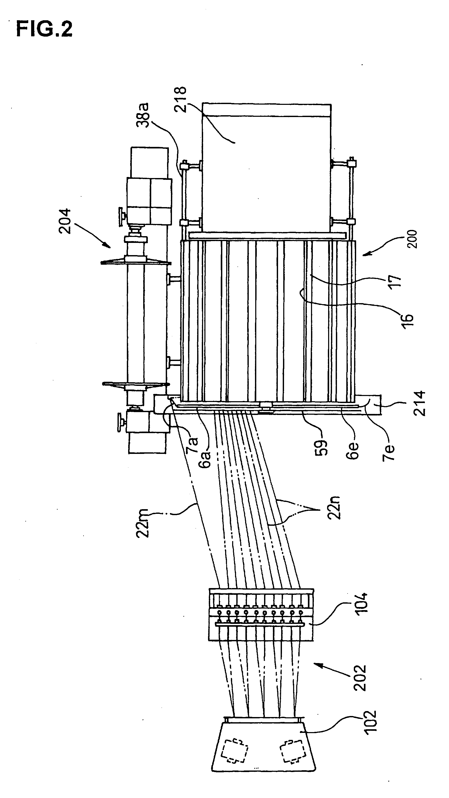 Sample warper with idle running preventing mechanism of yarn guide