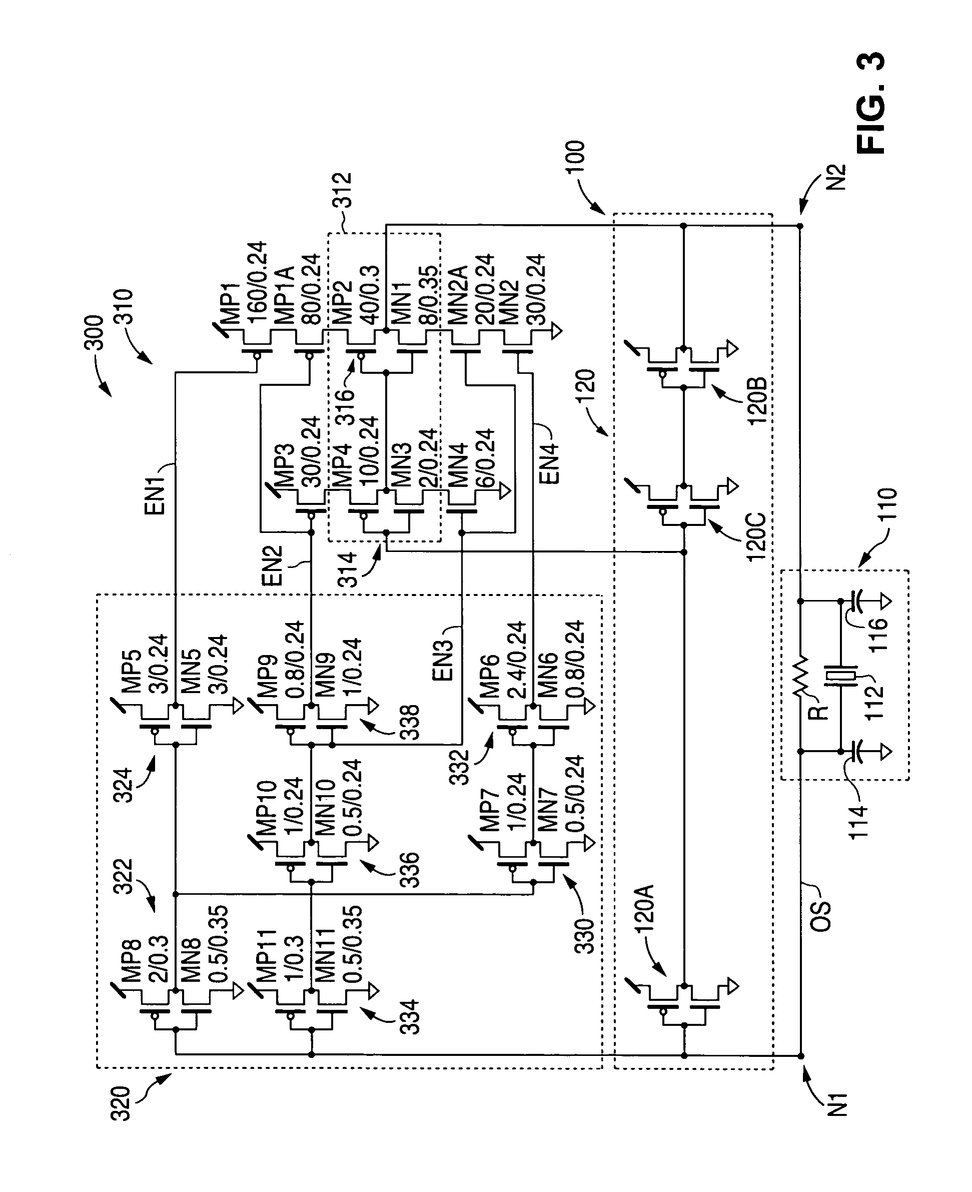 Crystal oscillator circuit having a start-up time reduction circuit