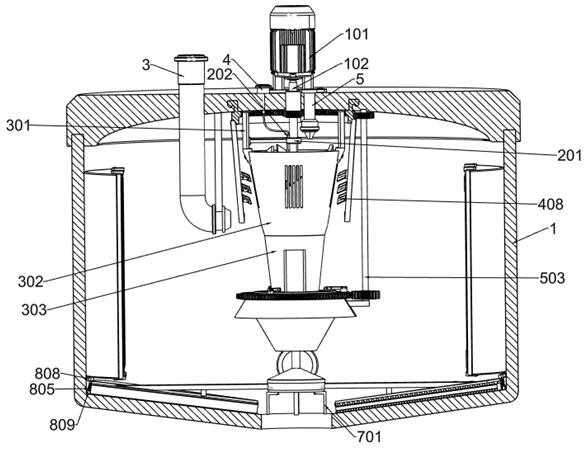 Crude oil treatment equipment for oil exploitation environment protection