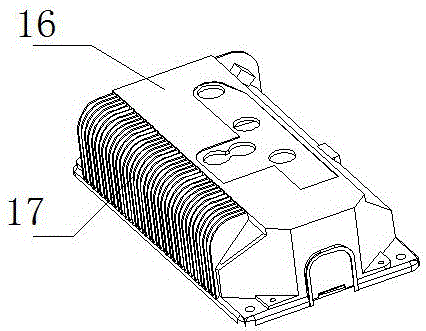 Power controller based on die-casting mould structure