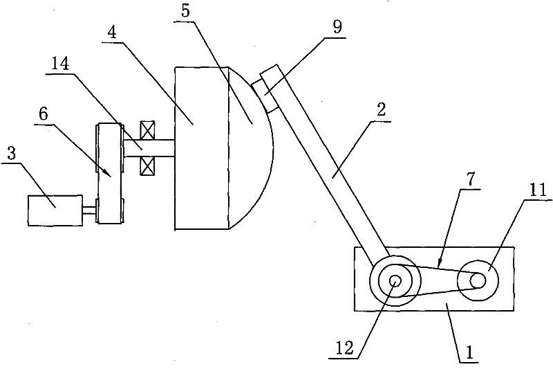 Polishing method of non-spherical surface optical parts