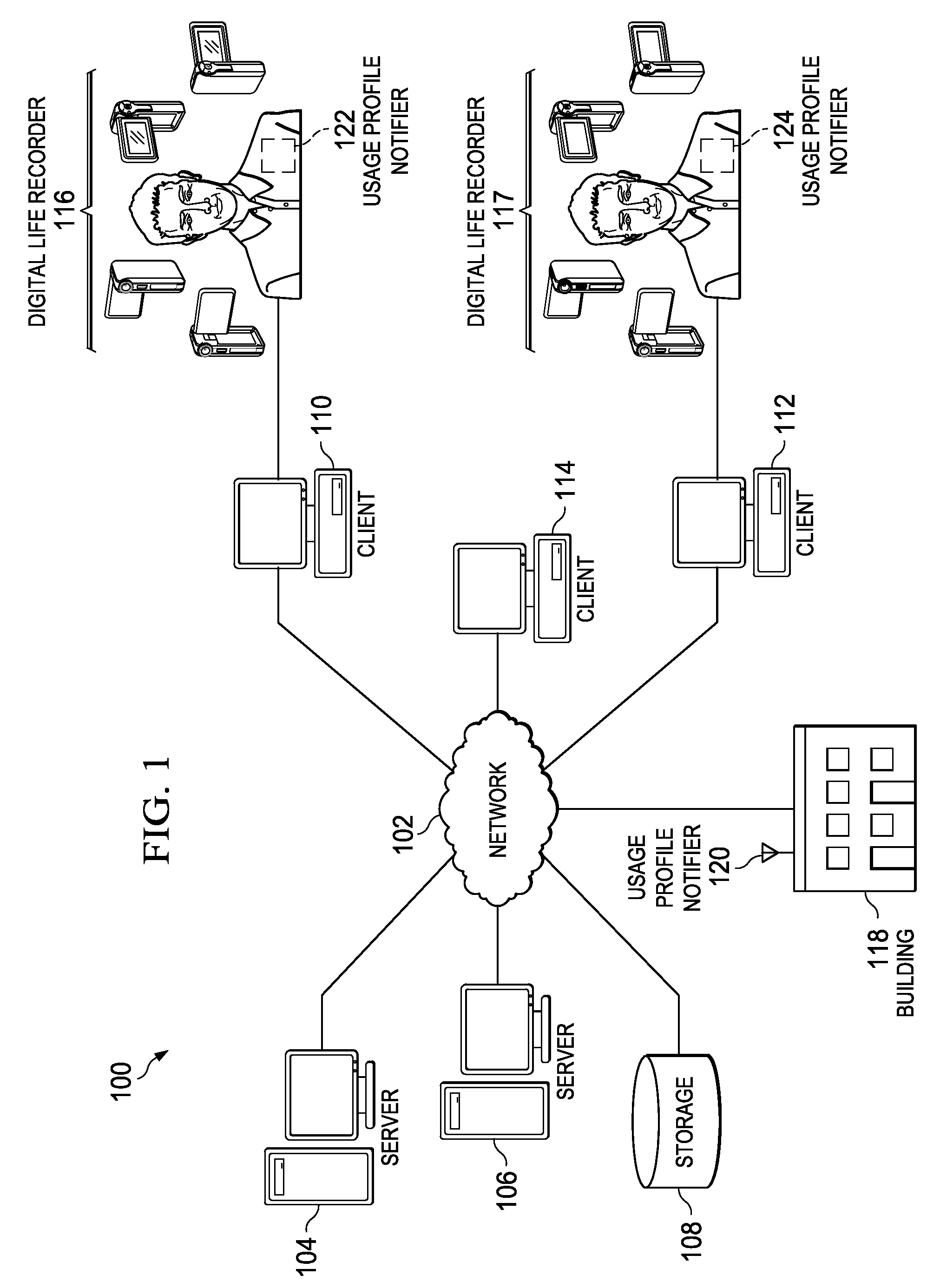 Establishing usage policies for recorded events in digital life recording