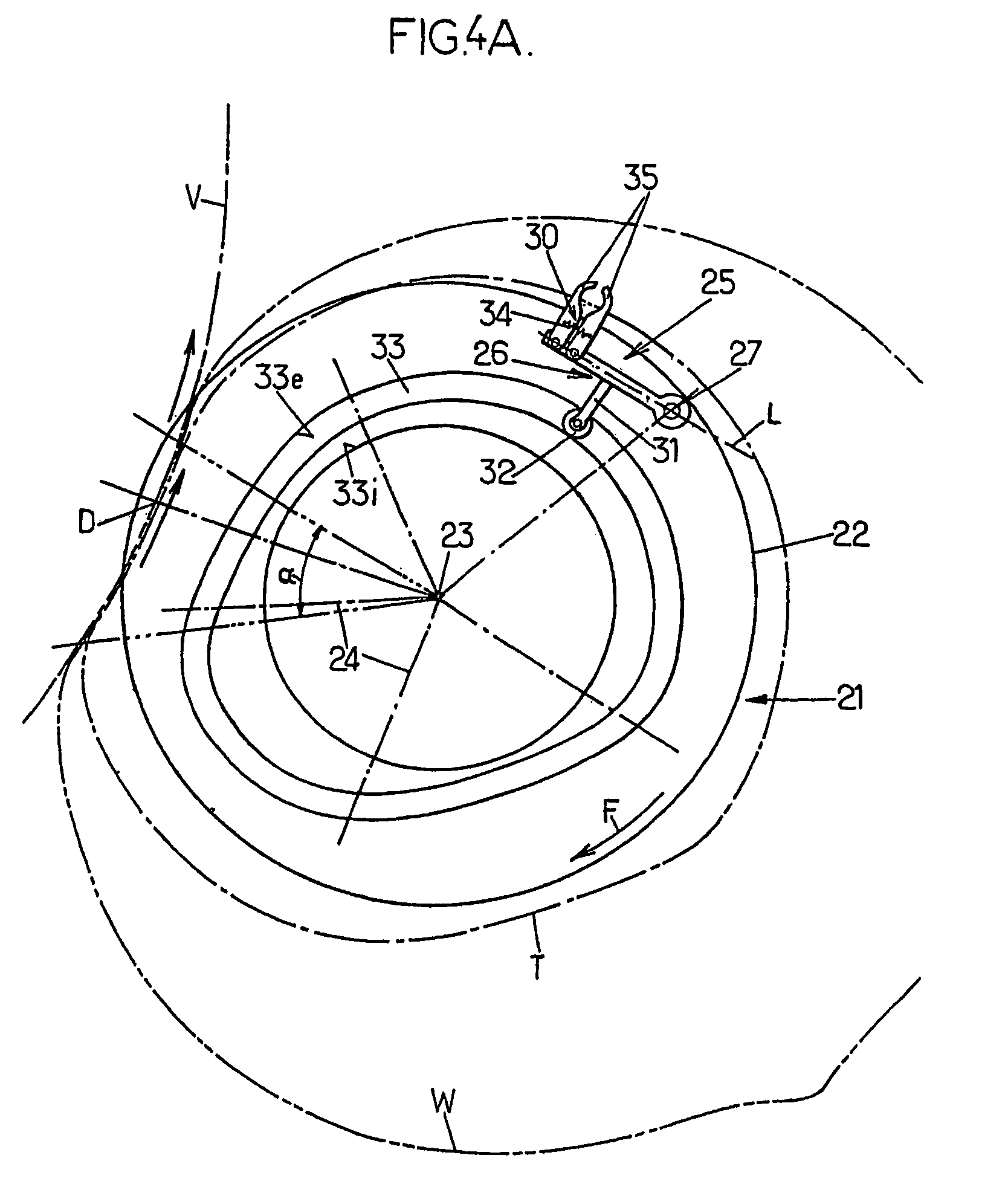 Rotary device for transferring containers