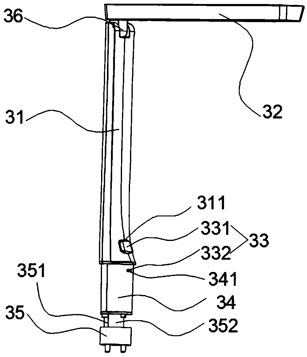 Planting machine with light supplement lamps adjustable in position