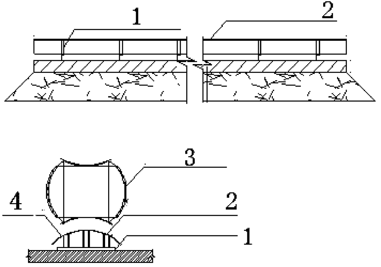 Construction method of large-scale arch bridge foundation on water-permeable geology