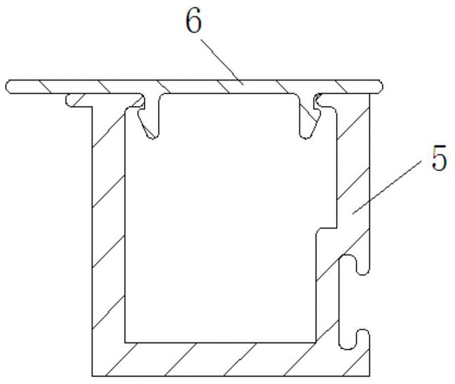 Concave-convex glass curtain wall structure and its construction method