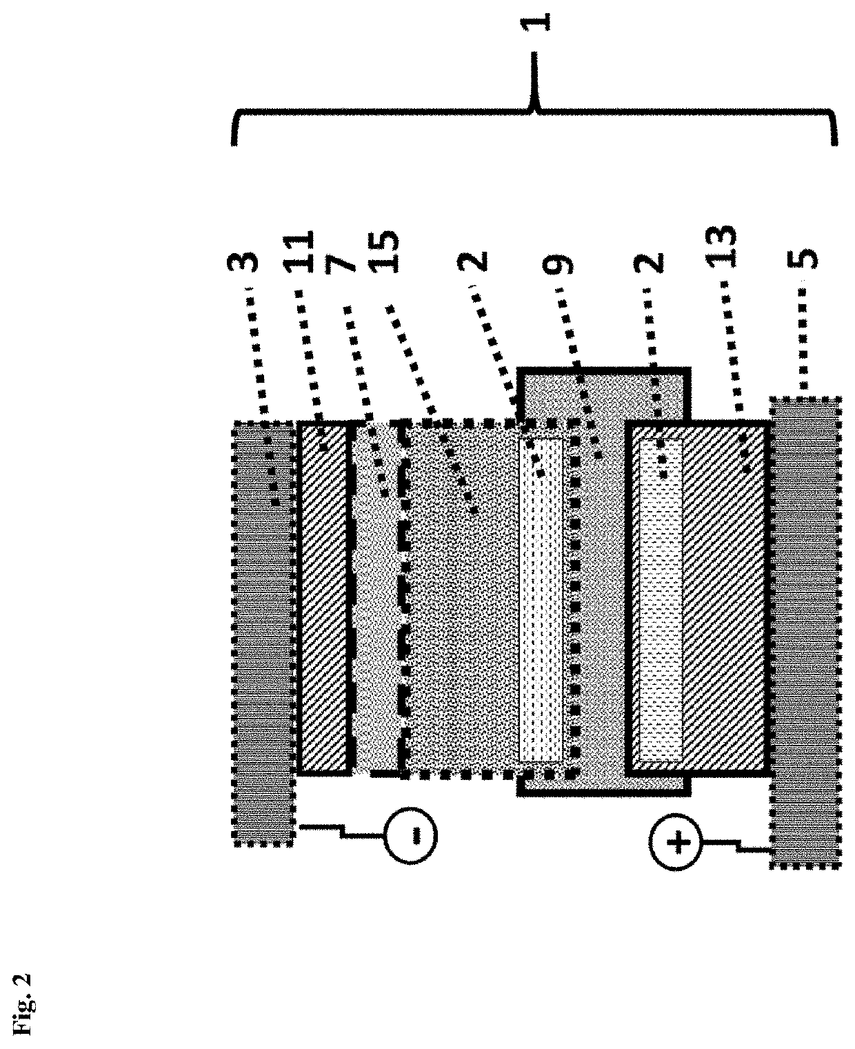 Inductively doped mixed layers for an optoelectronic component, and method for the production thereof