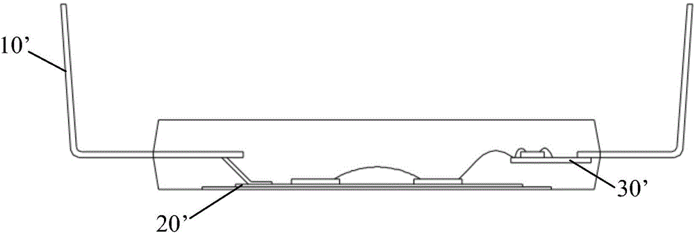 Plastic packaging type IPM module installing structure