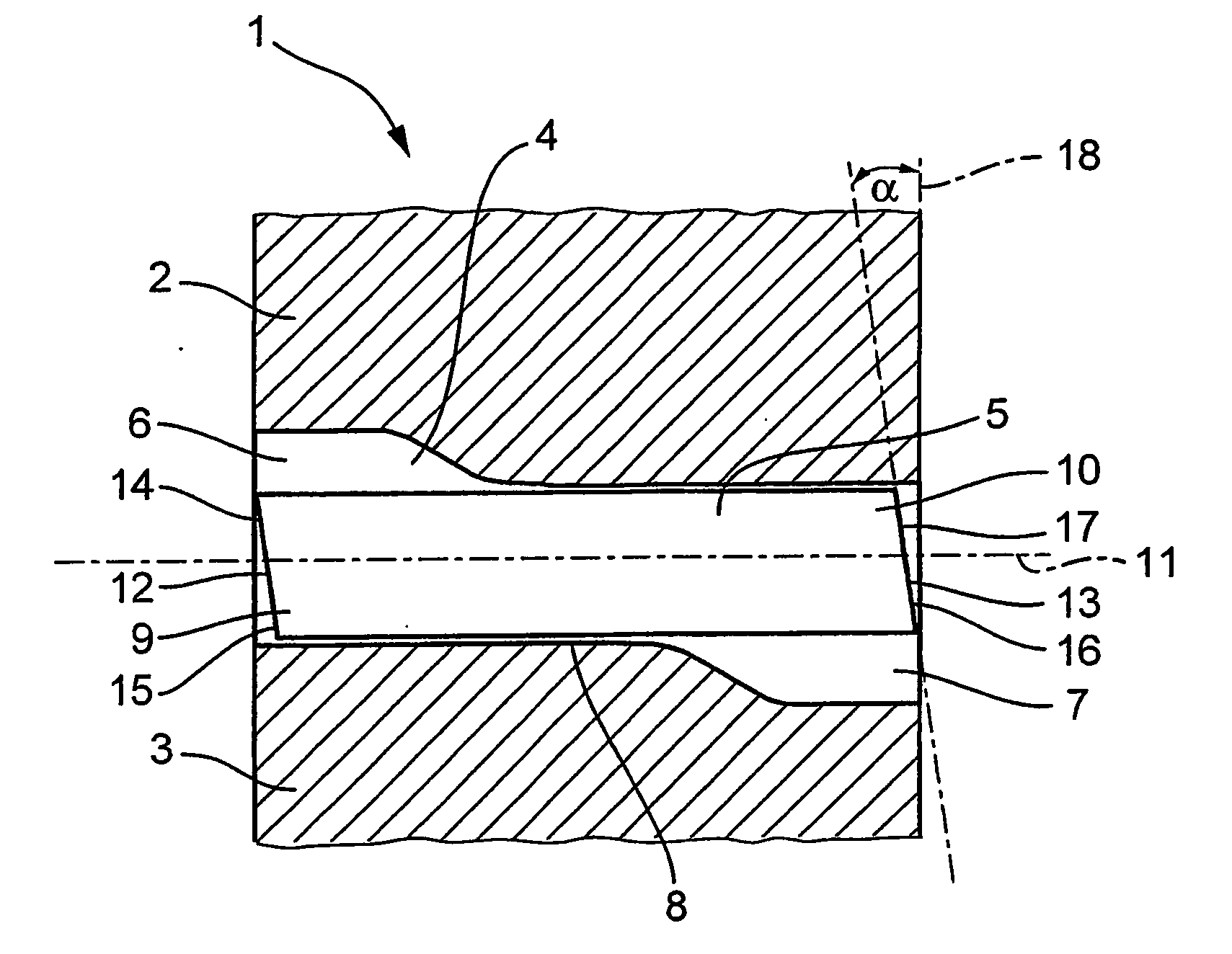 Method for producing a peripherally closed hollow profield element