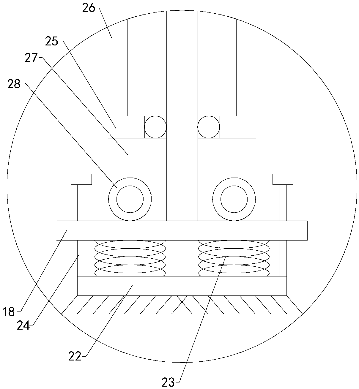 Flexible circuit board scrubbing device