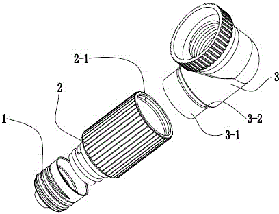 Lamp holder assembly with rotatable direction adapter