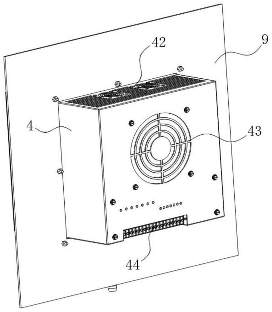 Cabinet body temperature and humidity regulating device, using method thereof and cabinet body applying same