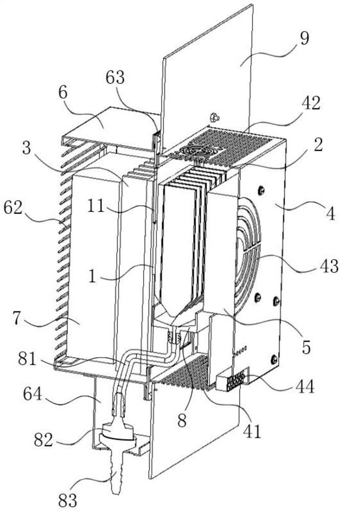 Cabinet body temperature and humidity regulating device, using method thereof and cabinet body applying same