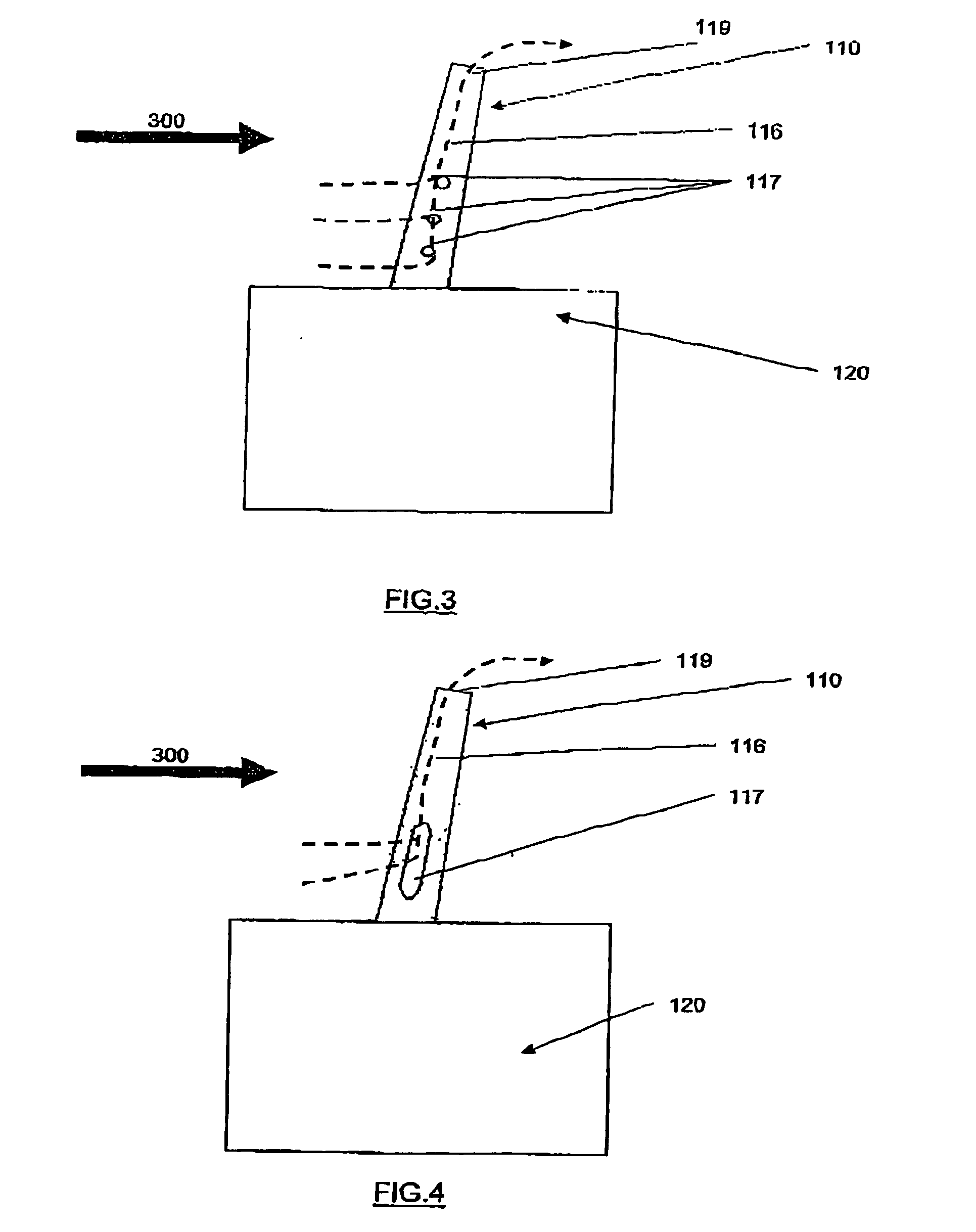 Ice detection assembly installed on an aircraft