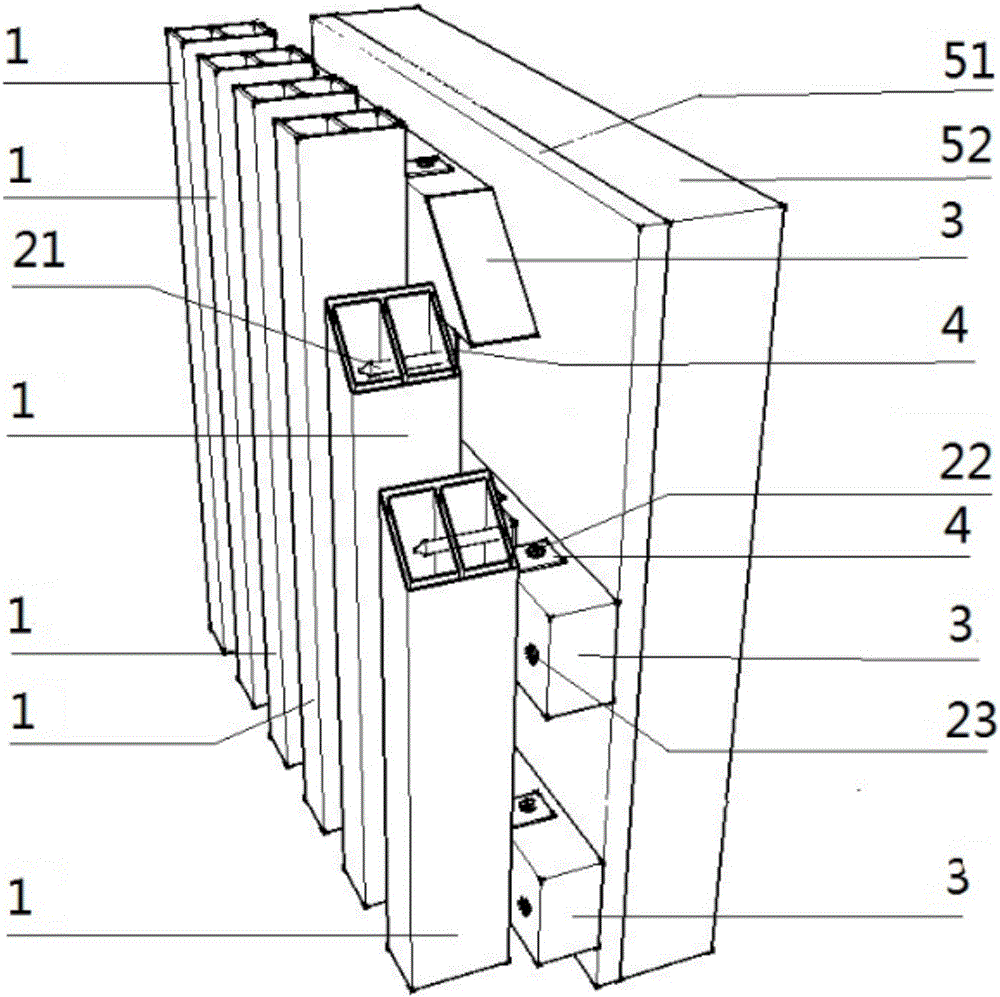 Building exterior wall double-layer heat insulation ventilation cuticle structure