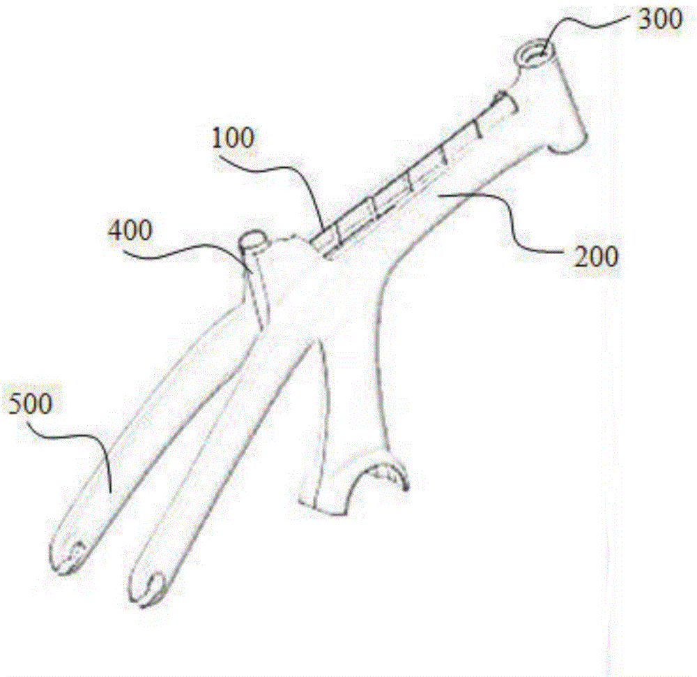 Integrated die-cast alloy bicycle frame and die-casting method thereof