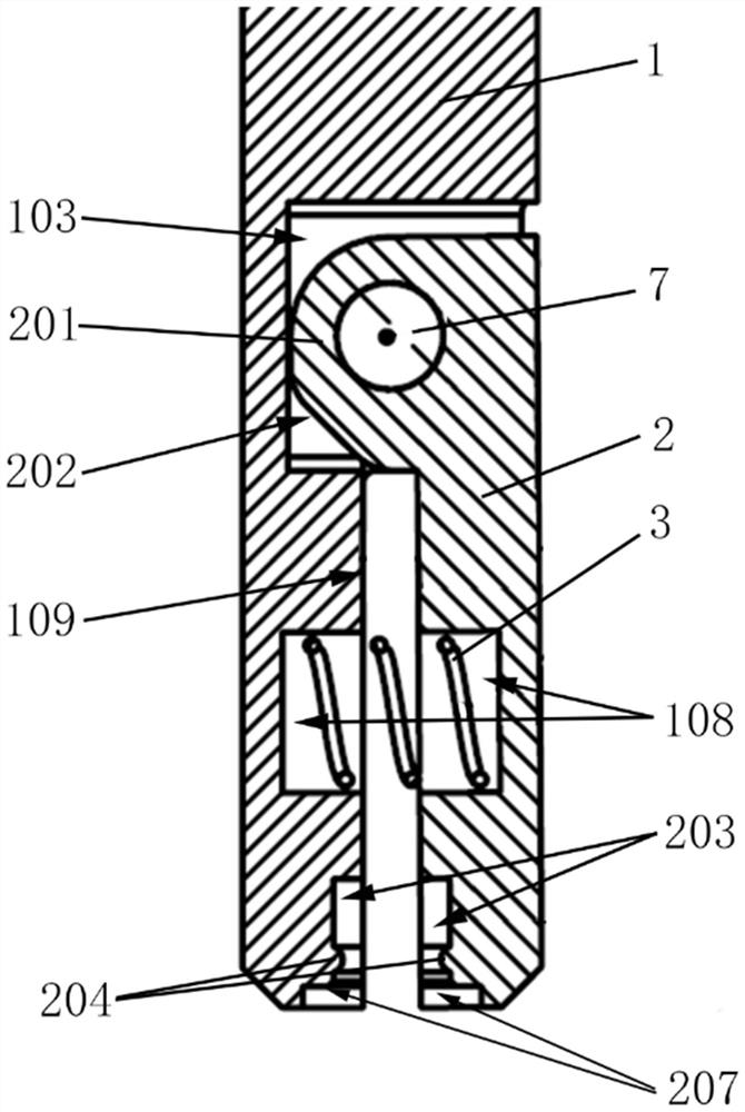 Marking nail for surgical robot, surgical instrument and use method of surgical instrument